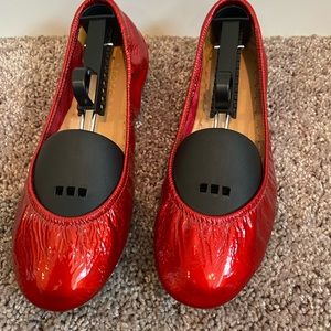 New Red Diamond Tieks size 9